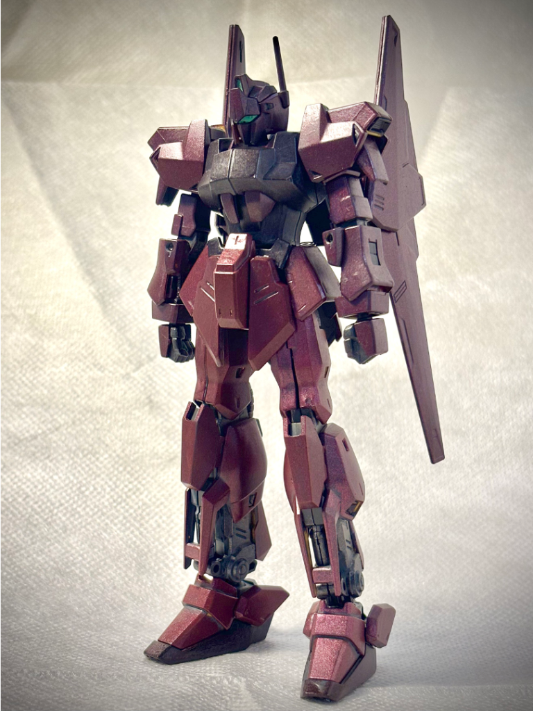 赤い百式–2枚目/制作者：とうと＠はじめてのスポンジ塗装