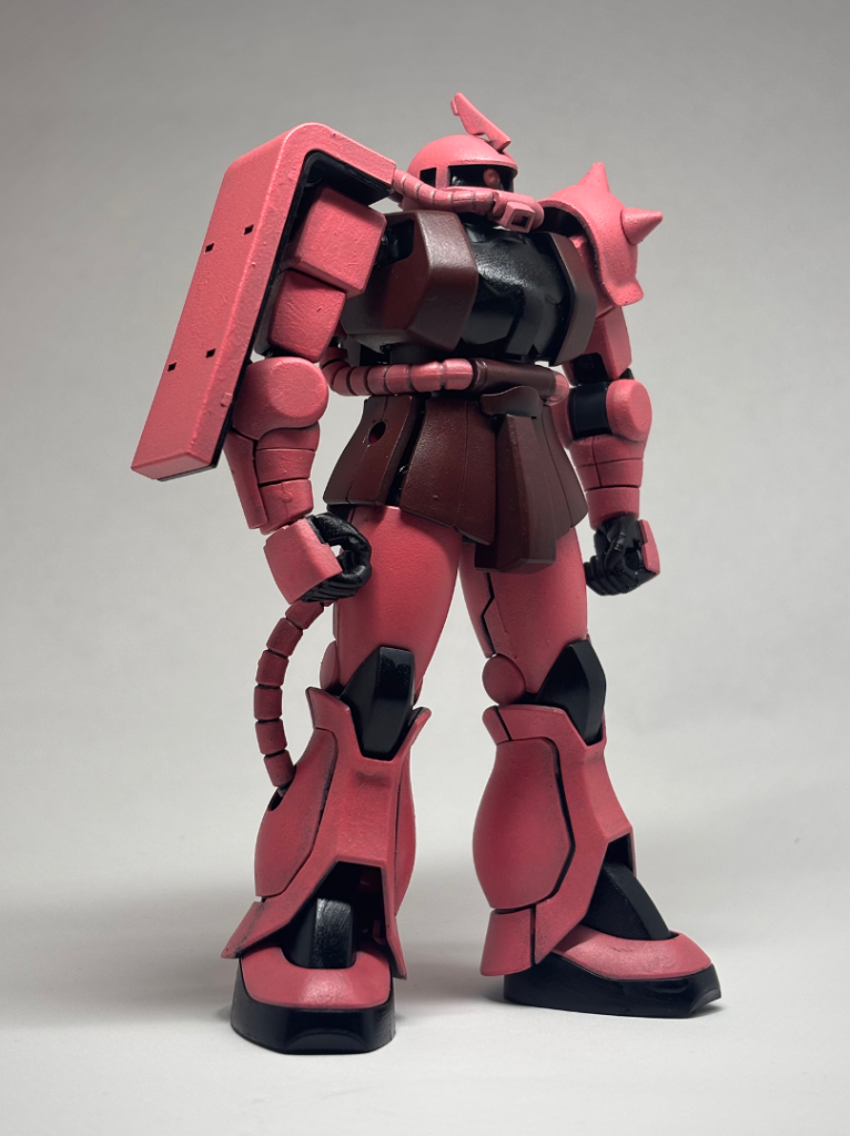 シャア専用ザクII〜はじめての黒立ち上げ。