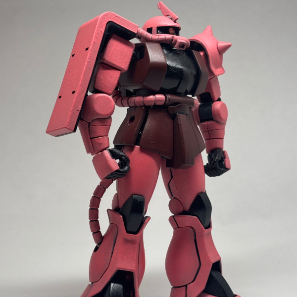 シャア専用ザクII〜はじめての黒立ち上げ。