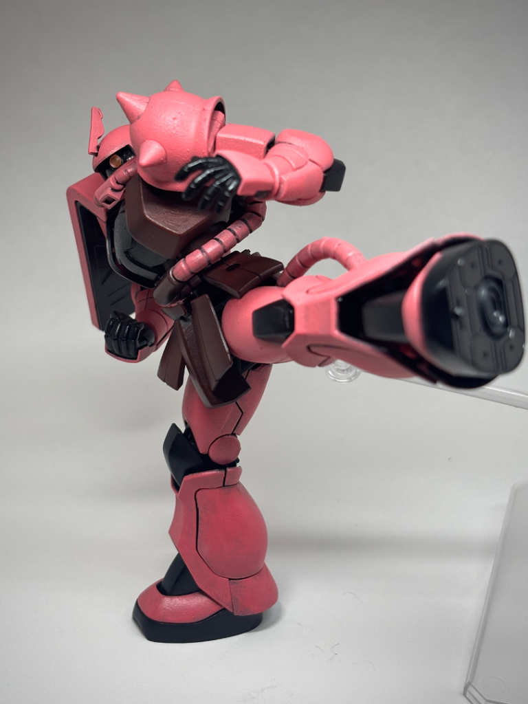 シャア専用ザクII〜はじめての黒立ち上げ。–2枚目/制作者：とうと＠はじめてのスポンジ塗装