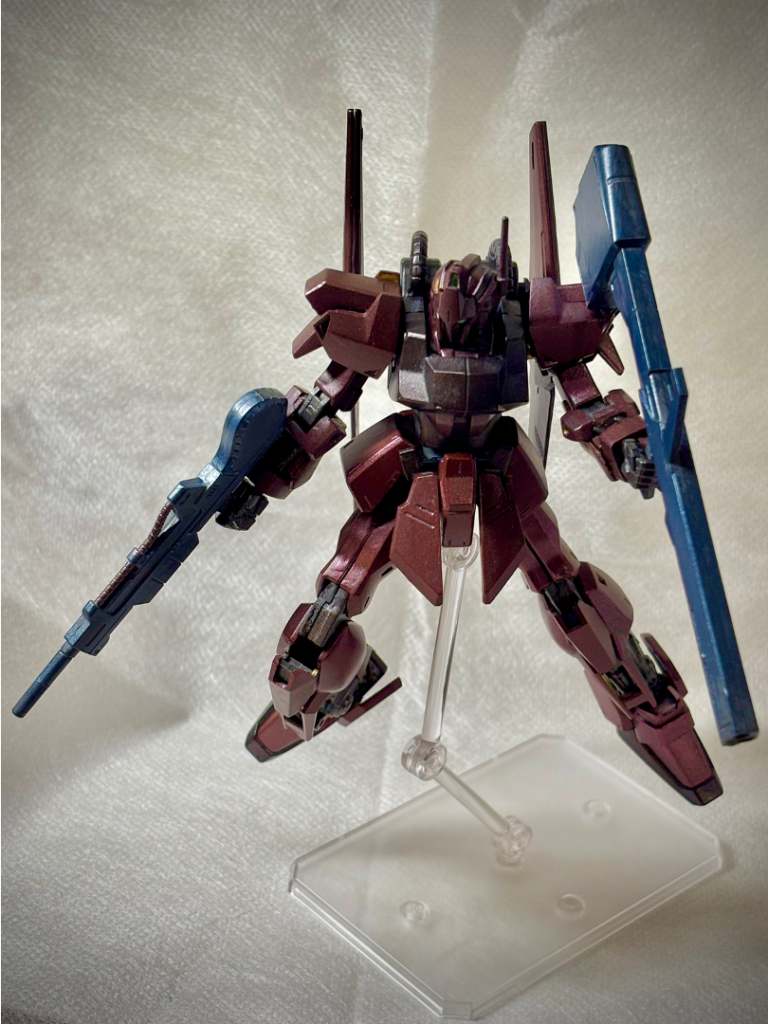 赤い百式–3枚目/制作者：とうと＠はじめてのスポンジ塗装