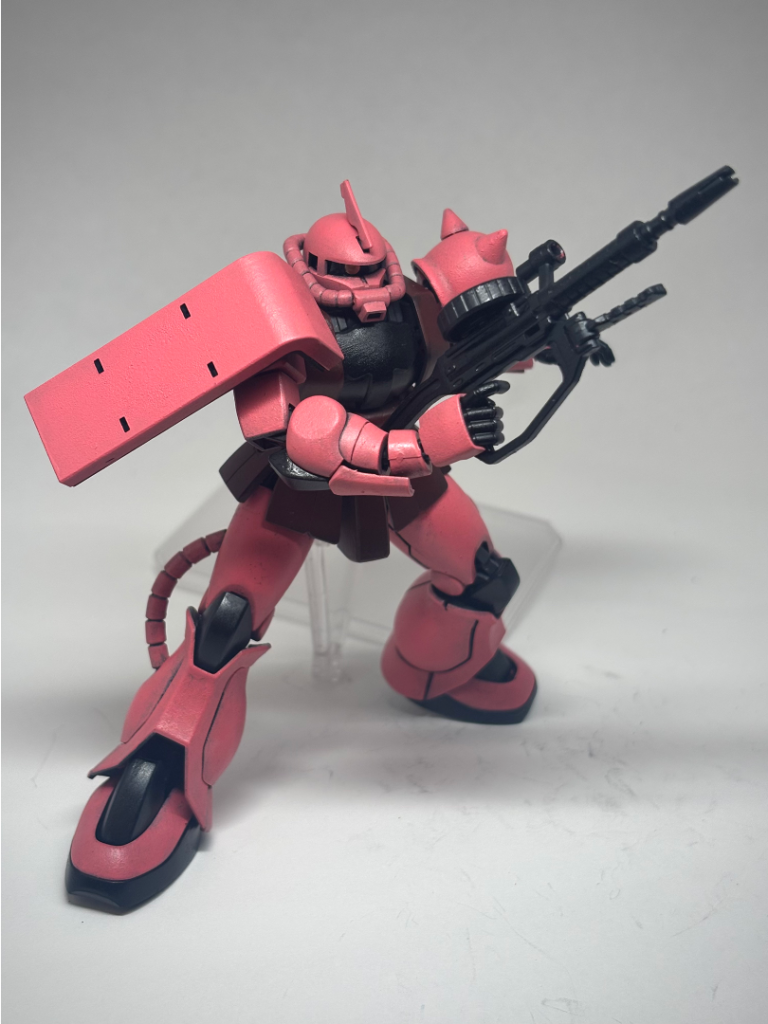 シャア専用ザクII〜はじめての黒立ち上げ。–4枚目/制作者：とうと＠はじめてのスポンジ塗装