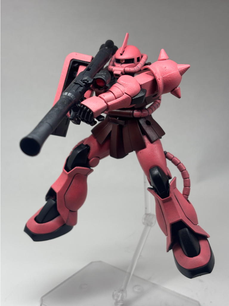 シャア専用ザクII〜はじめての黒立ち上げ。–5枚目/制作者：とうと＠はじめてのスポンジ塗装