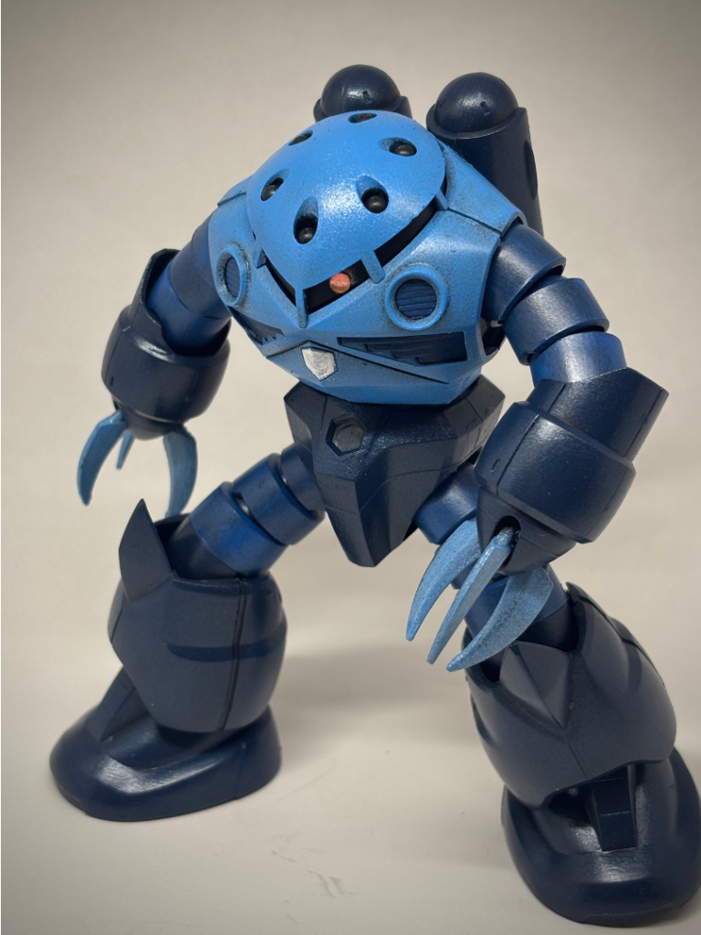 量産型ズゴック〜合わせ目ごまかし–3枚目/制作者：とうと＠はじめてのスポンジ塗装