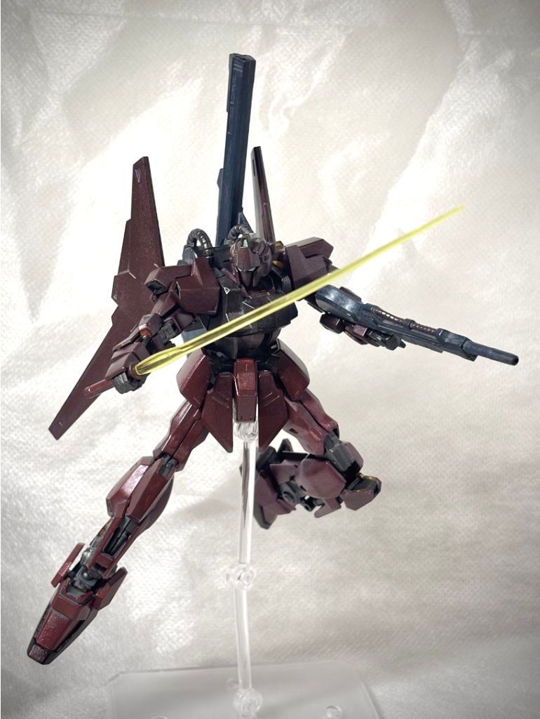 赤い百式–4枚目/制作者：とうと＠はじめてのスポンジ塗装