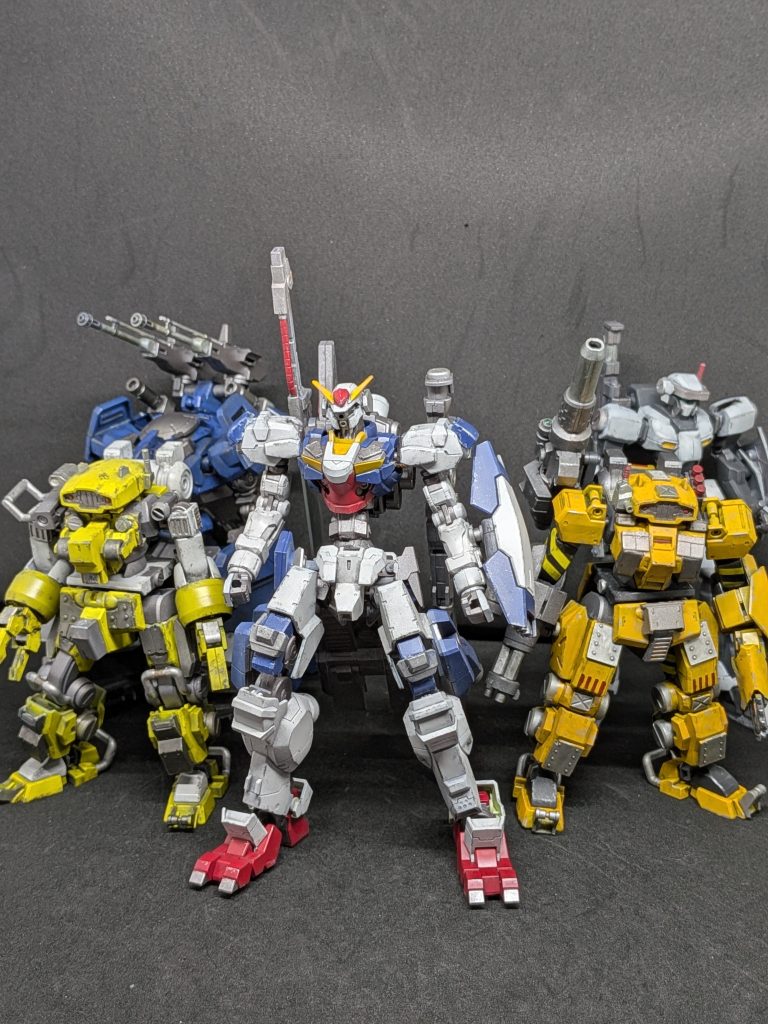 ピーカーブ勢力MS集合写真区切りをつけて一旦終了m(_ _)m別の勢力の機体を制作していこうと思います