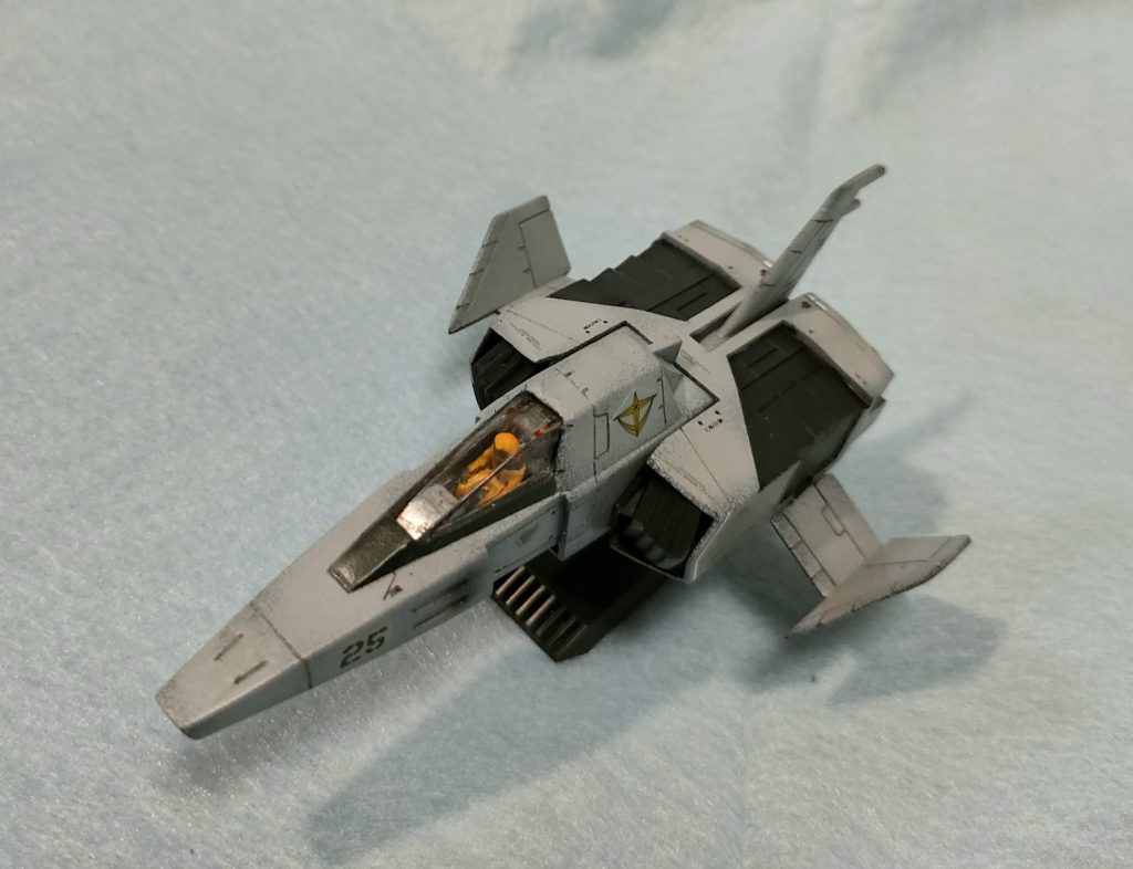 尾翼の基部は少しこだわりました。