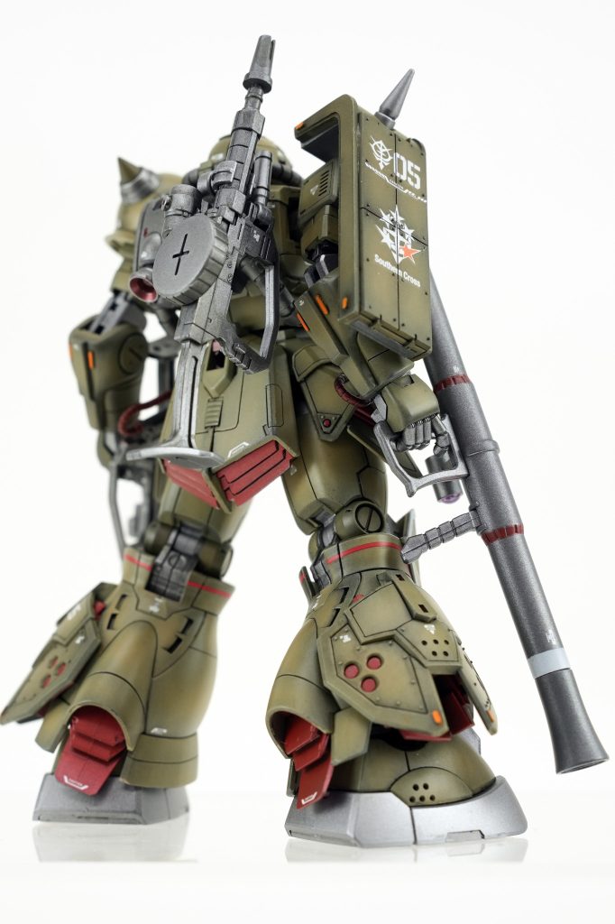 HG 1/144 高機動型ザク 地上用 (ダナン機)完成しました！–5枚目/制作者：black🇯🇵