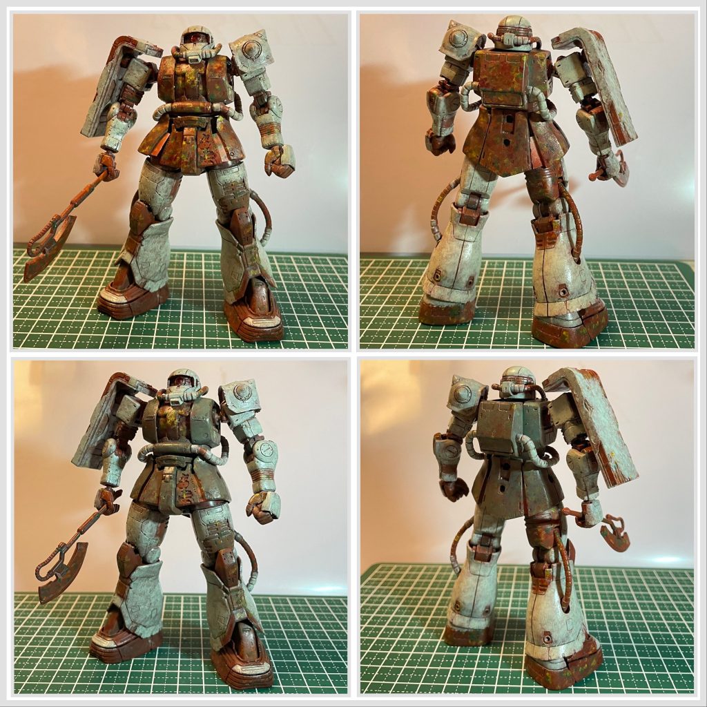 基本色を点描塗りで進めてます。