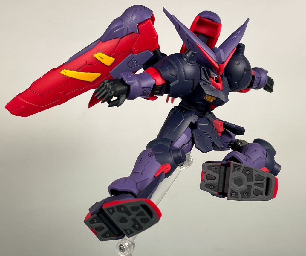 足裏は赤一色なので、それっぽく塗装してみました。【使用塗料】グレー部分：シタデルカラー メカニカス スタンダード グレイ黒部分：コルヴス ブラック