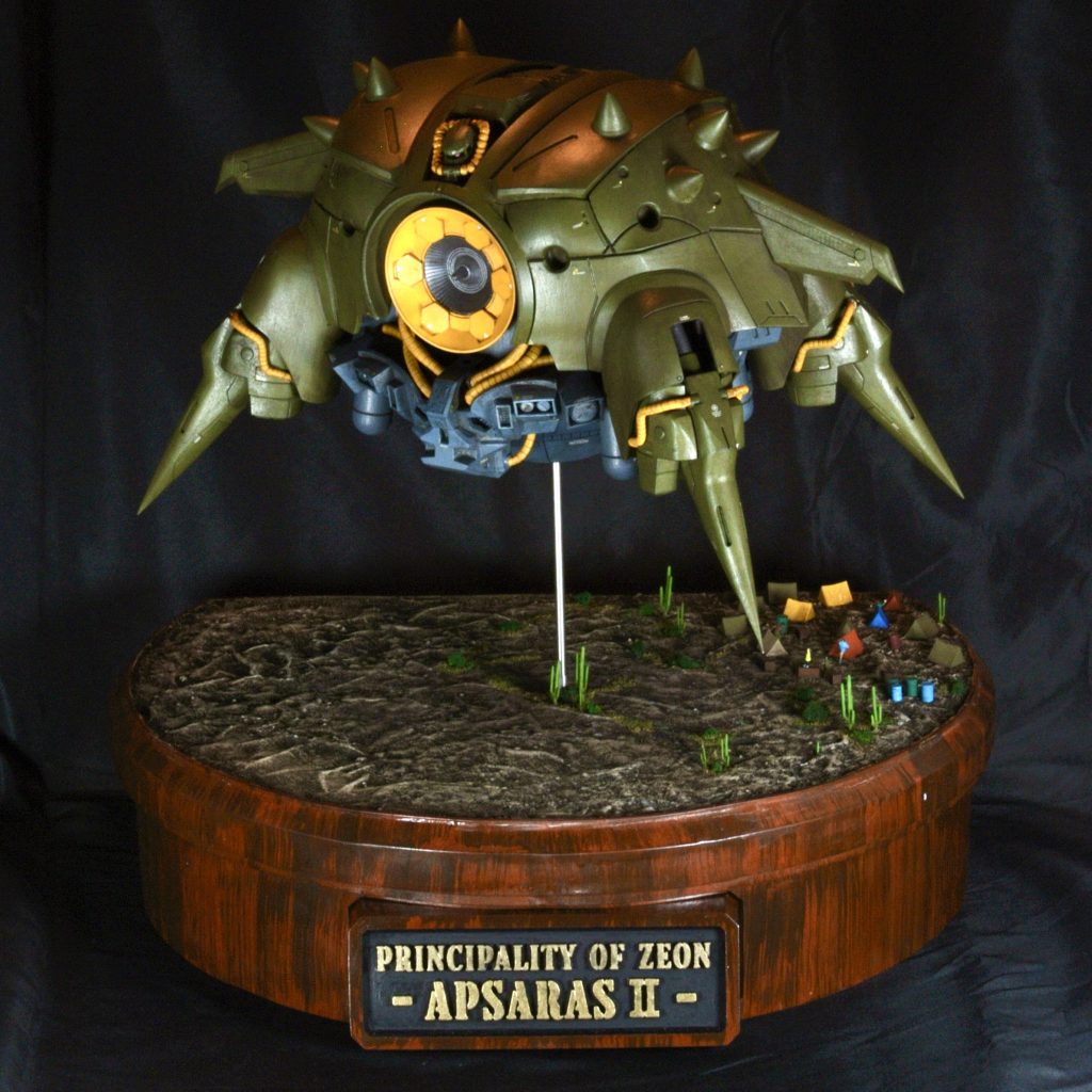 全体像です。台座も3Dプリントで作成しています。