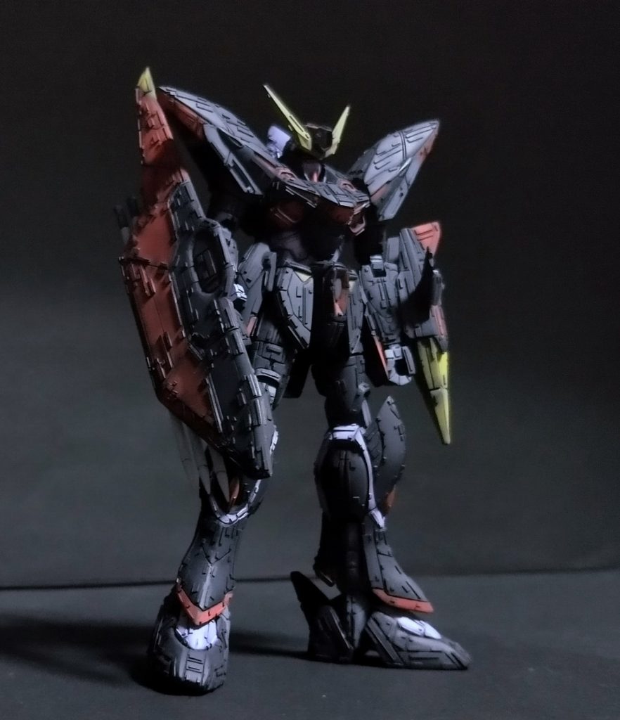 シールドのサイズをまた盛ったんですが、迫力が増しましたね😃