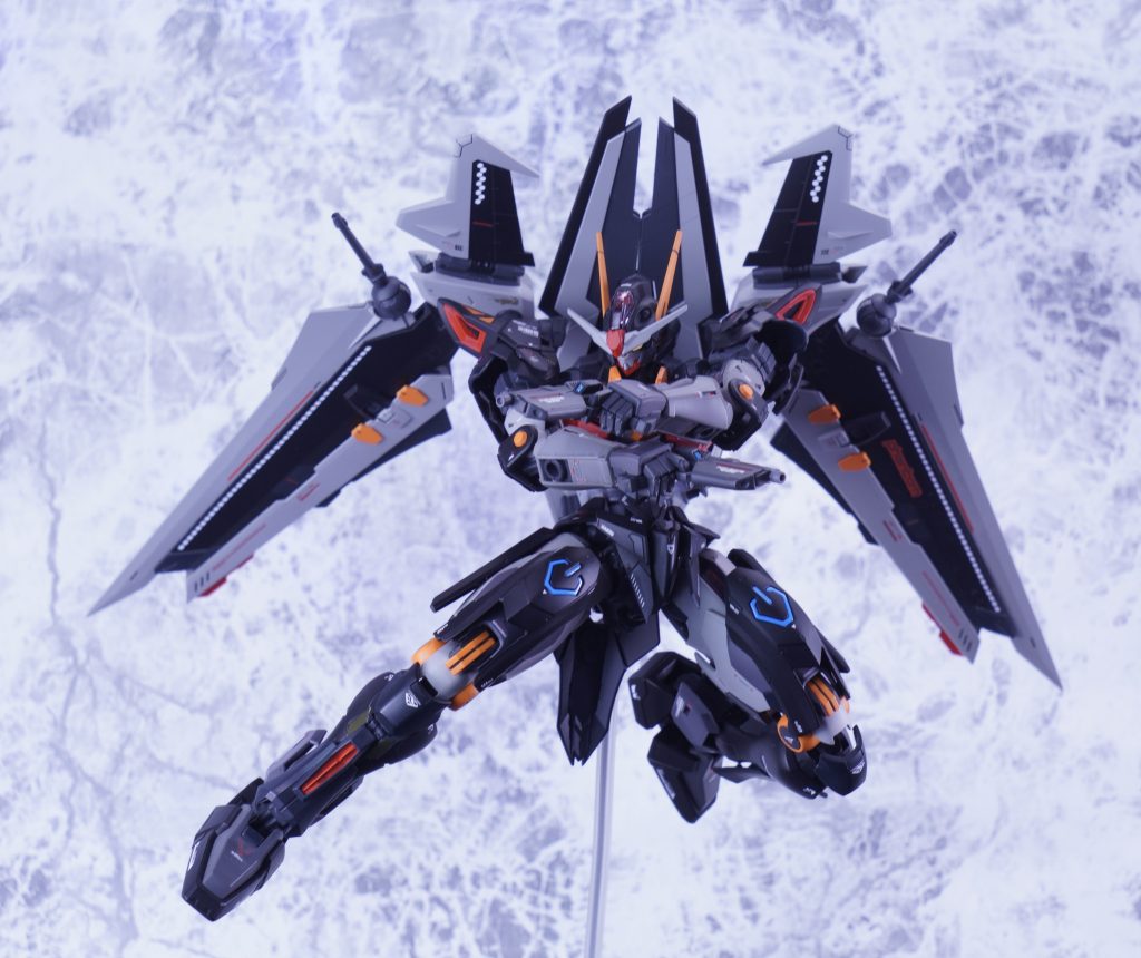 射撃ポージングpart2元のフルメカエアリアルが神キットのおかげで各部の可動域は感動の出来となってます🥹