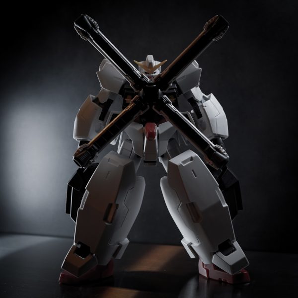 風車ガンダム制作中。なんの思い入れも無く活躍したかどうかも知らないので、好き勝手にミキシングして仮組みバランスチェック。流用ベースキットを隠さないと割り切ればまあまあ納得のバランス。カラーで寄せればそれなりに見えるはず。 （5枚目）