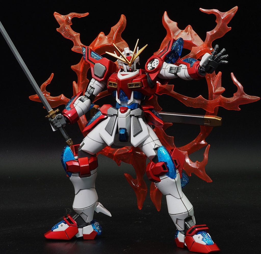HGBF 1/144 カミキバーニングガンダム　全塗装