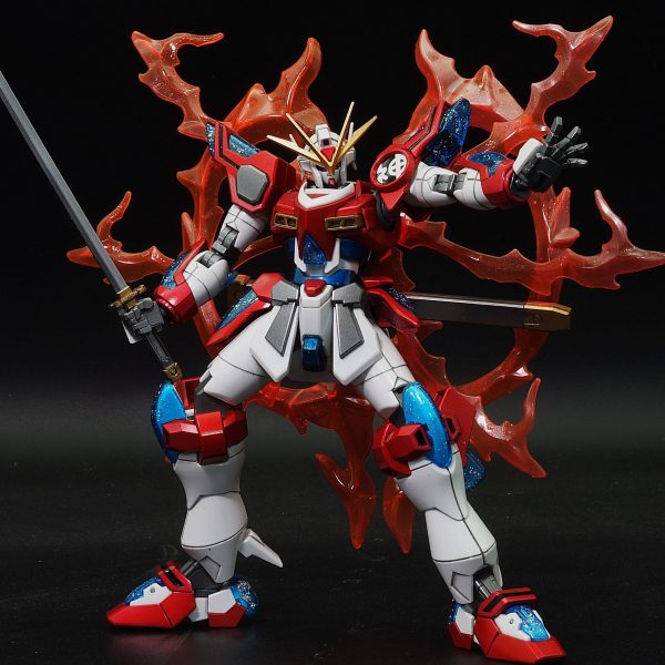 HGBF 1/144 カミキバーニングガンダム　全塗装