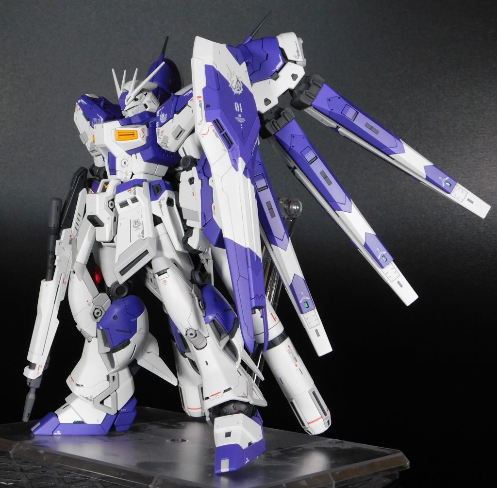 評判通りの神キット、若干のディテールアップ、フィンファンネルにネオジム磁石を仕込んだ程度でほぼ手を入れる所がありませんでした。