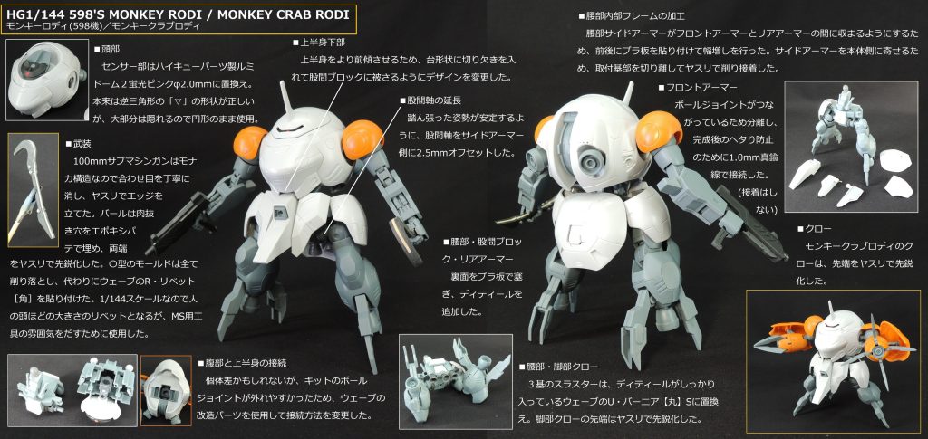 今回の改造点等を1枚にまとめてみました。