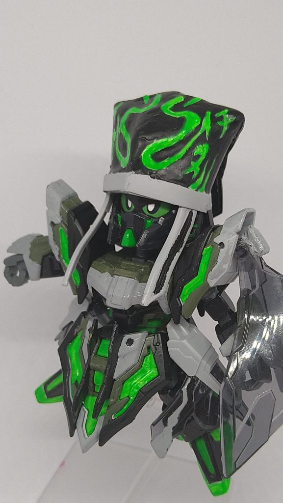 ジャンクで武器とか羽とか付いてないやつ安く買ったので利休ガンダムにしてみました