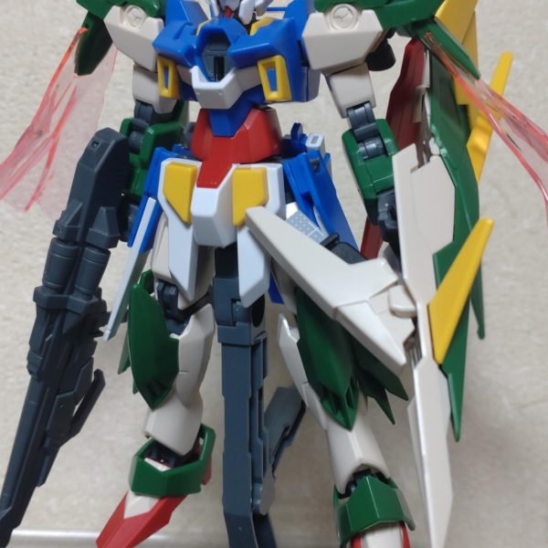 ガンダムAGE-2にガンダムフェニーチェリナーシタを組み合わせました。一通りできたため、これから塗装していこうと思います。（2枚目）