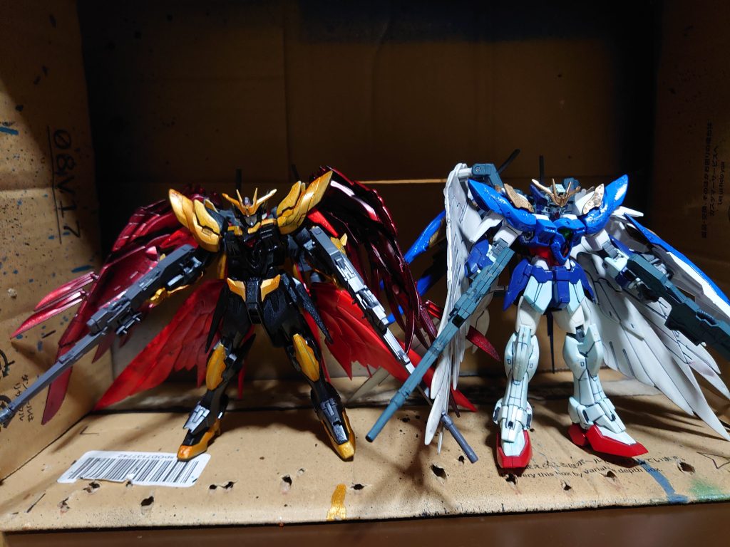  ウィングゼロファティマとウィングゼロリベリオンレクイエムは、少し違う形にしてみました。