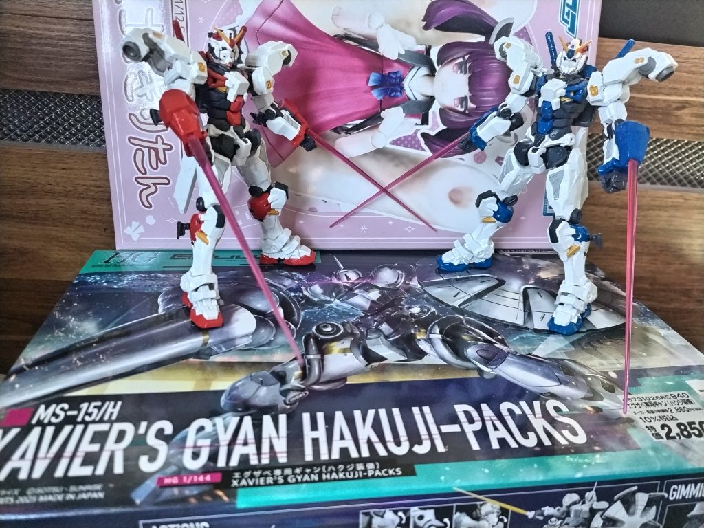 GQ版ガンダム4号機、ガンダム5号機–5枚目/制作者：ボンクラ工作員