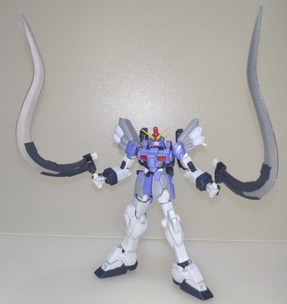 フル装備A。白は自作ホワイト、紫はガイアカラーミリオンブルーを使用しています。 