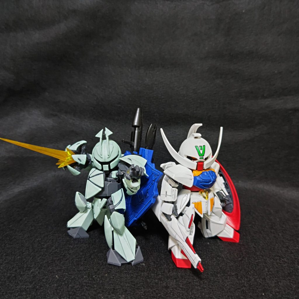 ターンXと同じくSDCSトルネードガンダム君です（といっても頭と顔くらい）