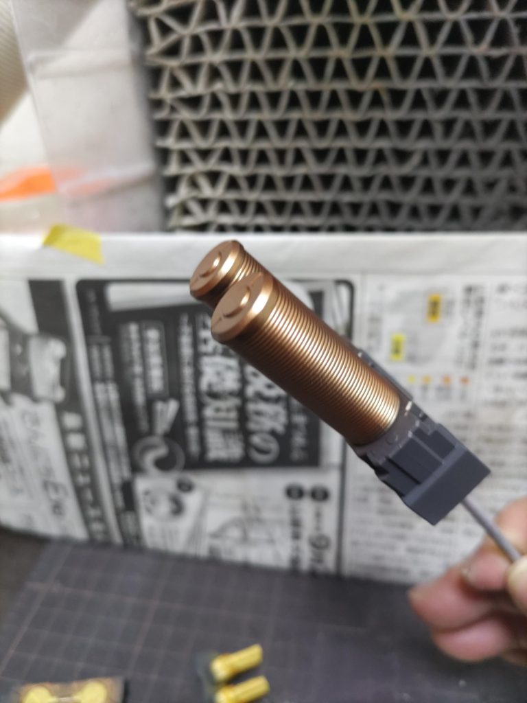 ミスターホビーのスーパーカッパー、いい色です👍新しいメガランチャーは買えませんでした😅