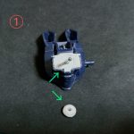 ブリッツガンダム胴体加工の続きで、上半身になります。①内部に積層プラ板で埋めてア[…]