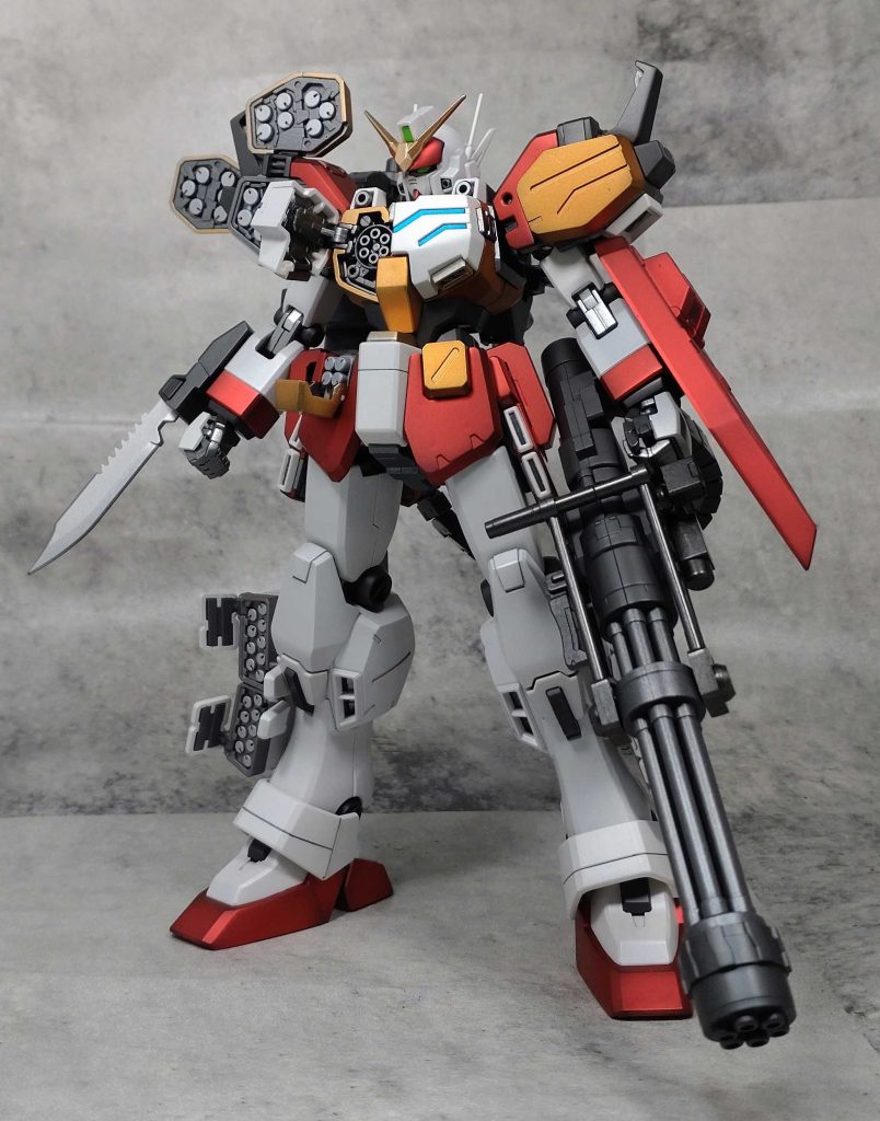 ガトリングは砲身に焼け表現をしてもよかったかも・・・