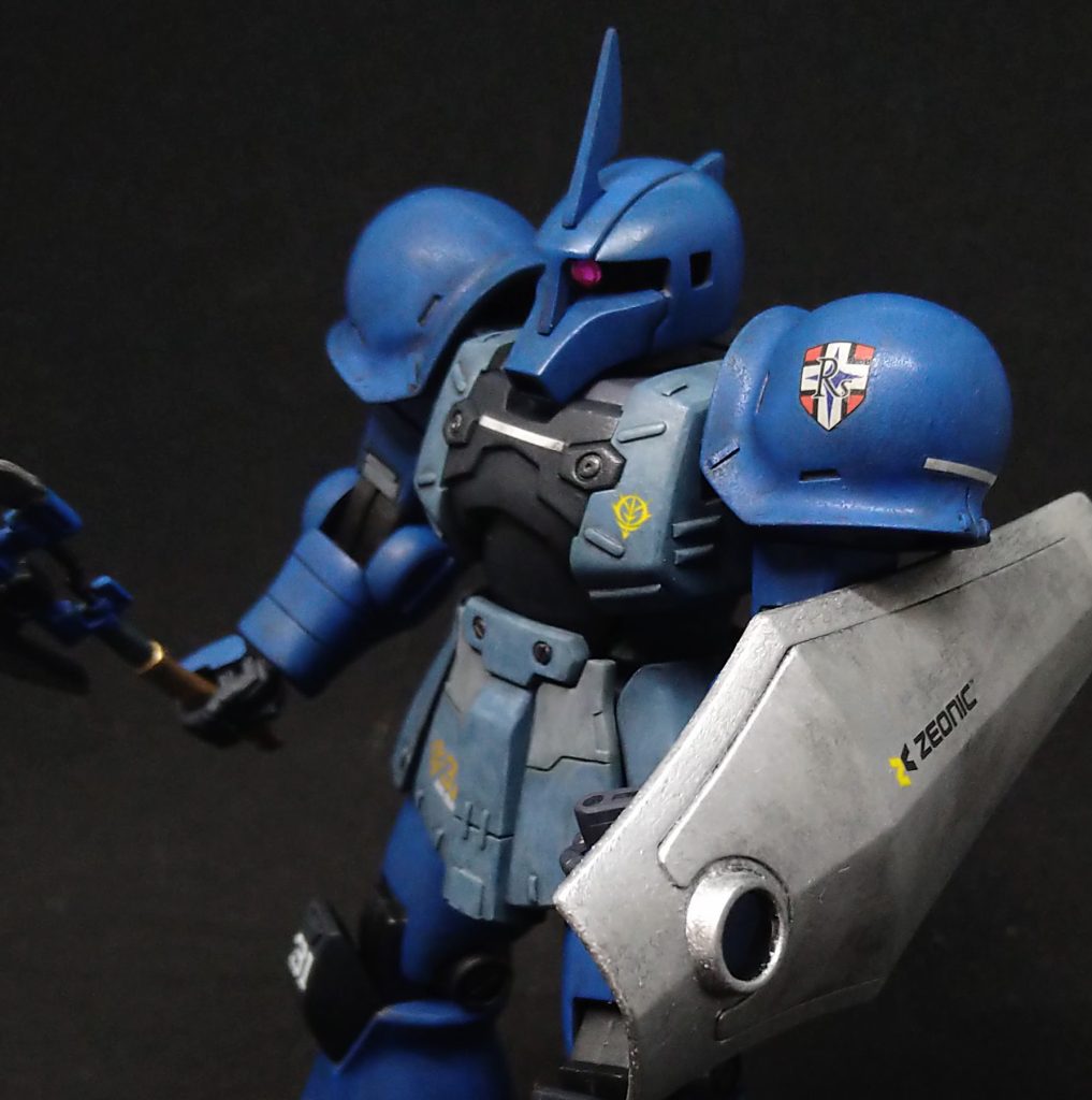 MS-05B ザク　”対MS用試作シールド”評価試験