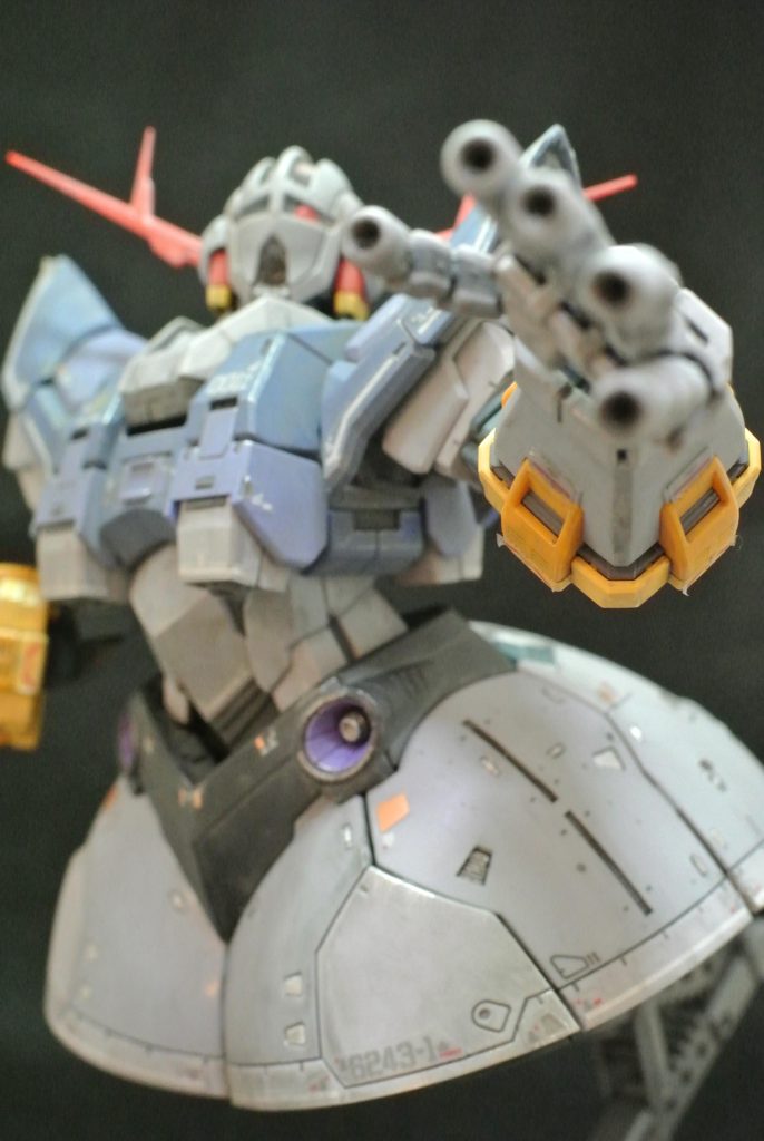 RG ジオング　ほぼ成形色＋ウェザリング加工–5枚目/制作者：蝉丸