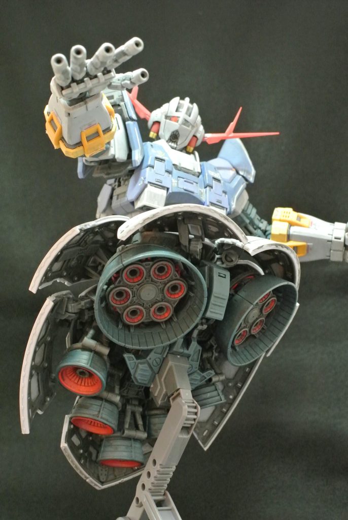 RG ジオング　ほぼ成形色＋ウェザリング加工–3枚目/制作者：蝉丸