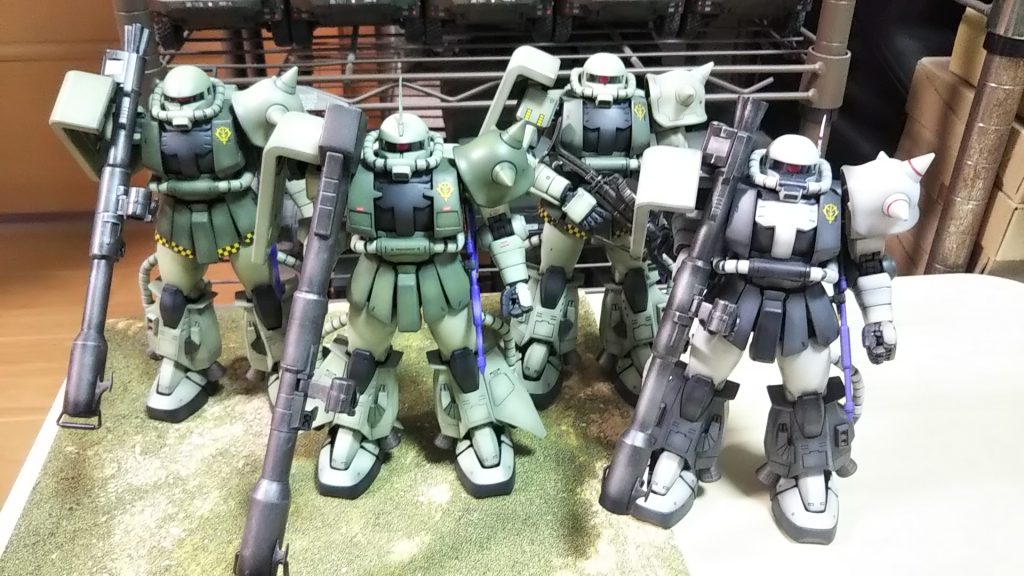 プロショップ版高機動ザクバリエーション繋がり💦