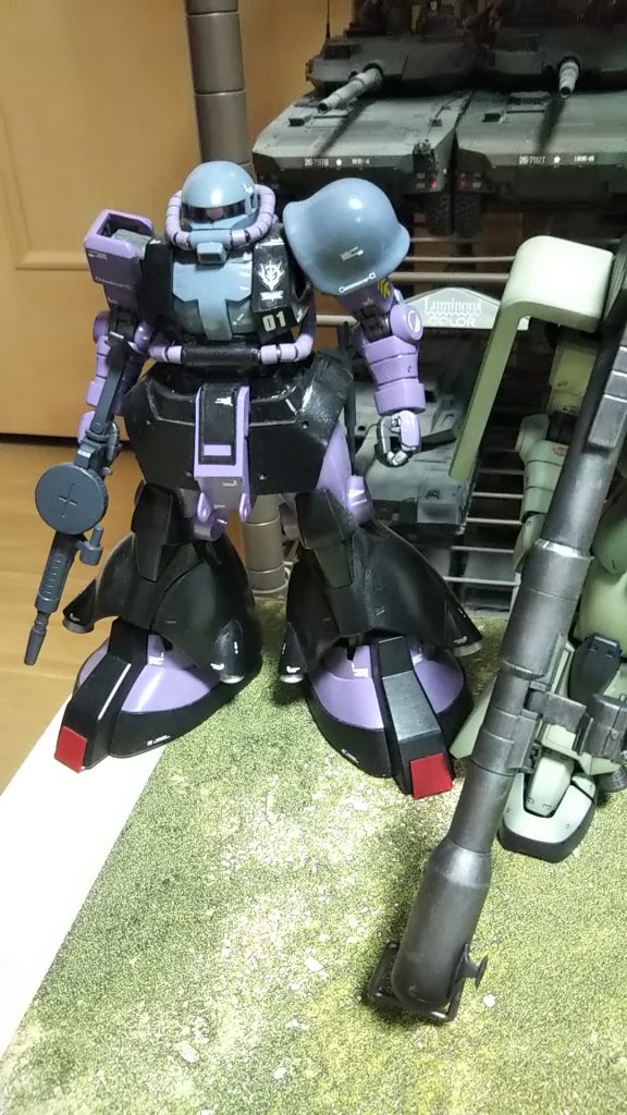 おまけ譲り受けたMG仕様のアイナザク(ドム脚)