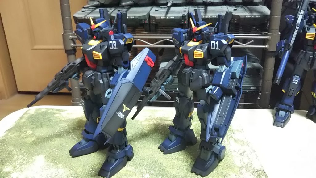 左前方💦シールドのマウントが違う