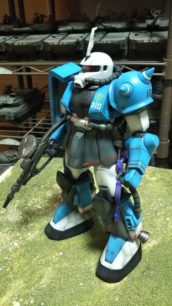 左斜め前、デカールはver2.0の物を転用しております