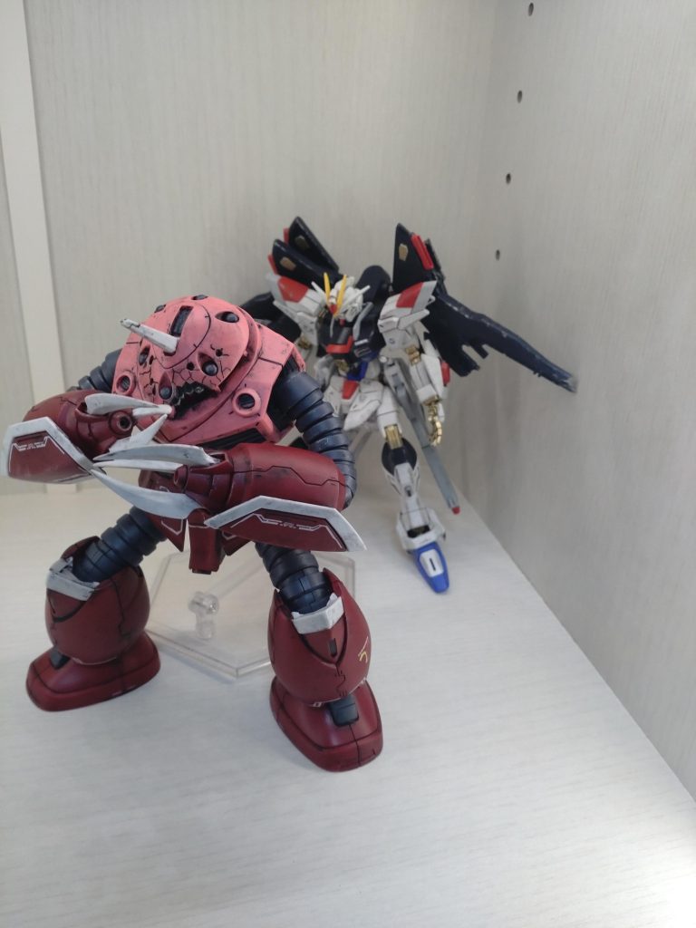 膝立ち出来なかったが、映画の一コマ作ってみました。