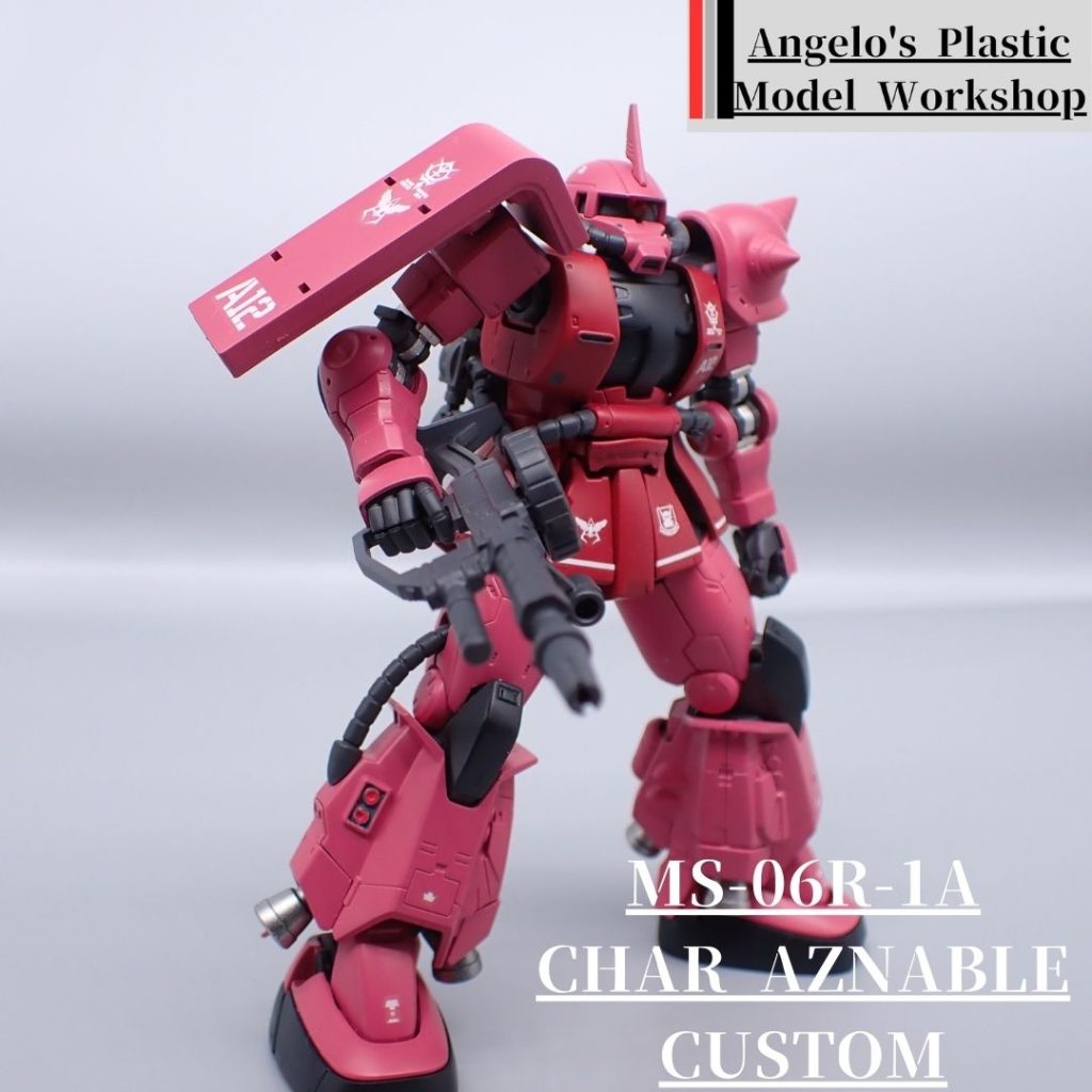高機動型ザク　シャア専用–2枚目/制作者：アンジェロのプラモデル工房