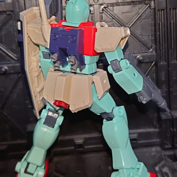 ジム改をワグテイルに（改造パーツが中古屋で安く売ってたのでジム改のパーツをジムへ移植ジム0082とかそんな感じです （3枚目）