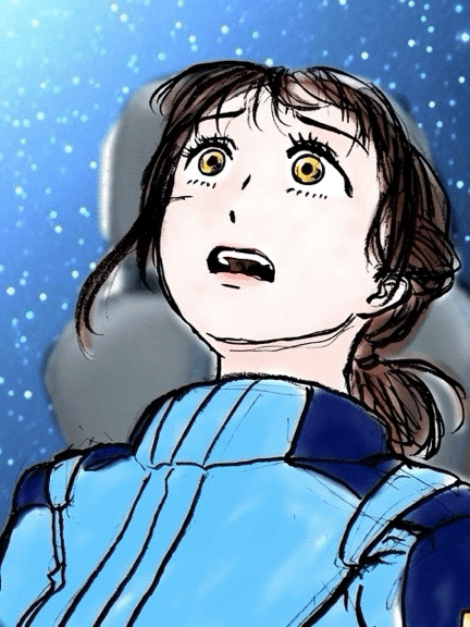 (まずい——これは……!) 呼吸が、止められるような圧迫感に、意識が飛び掛ける。 ジン・サナダのような、激しい敵意だが、ヤツの突き刺してくるようなものとは何か違う。もっと、ドロッとして、闇の中に引きずりこんでくるような、不快な感覚だ。 ミヤギは、息苦しさから逃れようと、思わずヘルメットを脱ぎ捨て、喘ぐように浅く、呼吸をした。