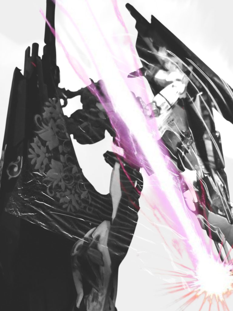 ビビビビッ！！マチュ「 のわぁあああっ！！」ギュイーン！ビシュー！