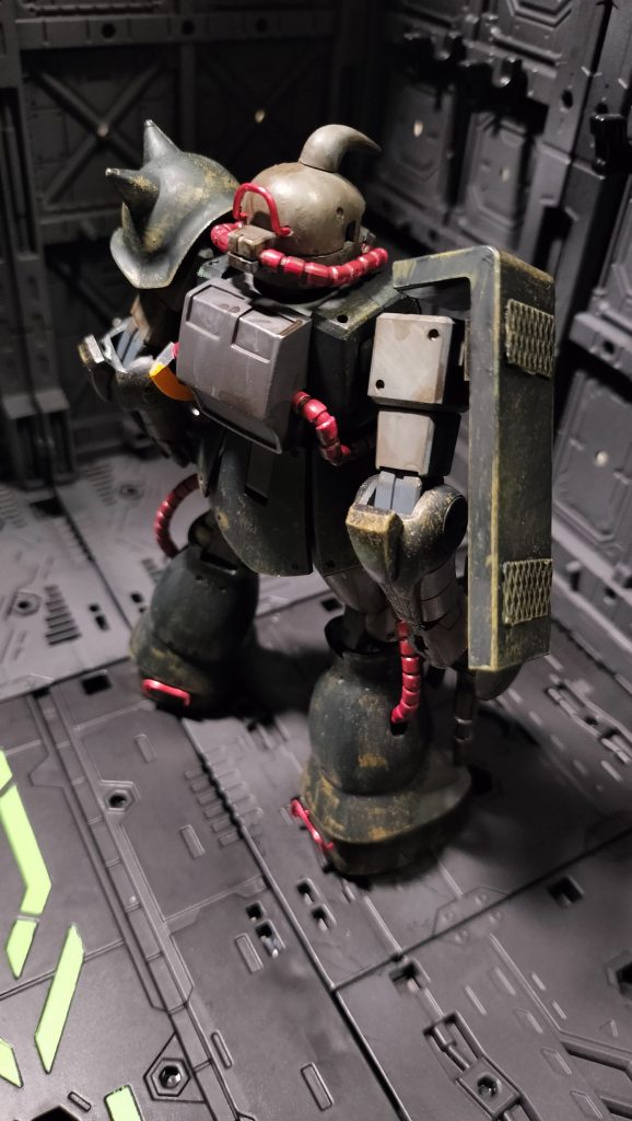 ”太陽の牙”のザクII–6枚目/制作者：Kaishi-Den