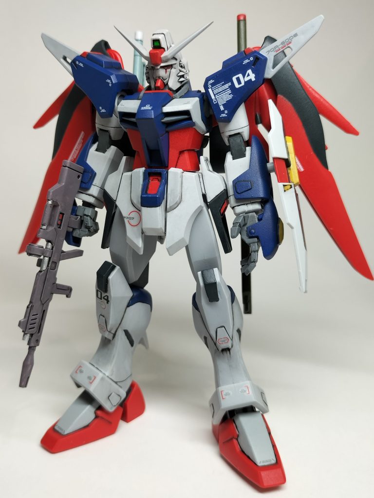 目立つ合わせ目を消したくらいで、素組みです。今っぽくSPEC2カラーで塗ってみました✨️