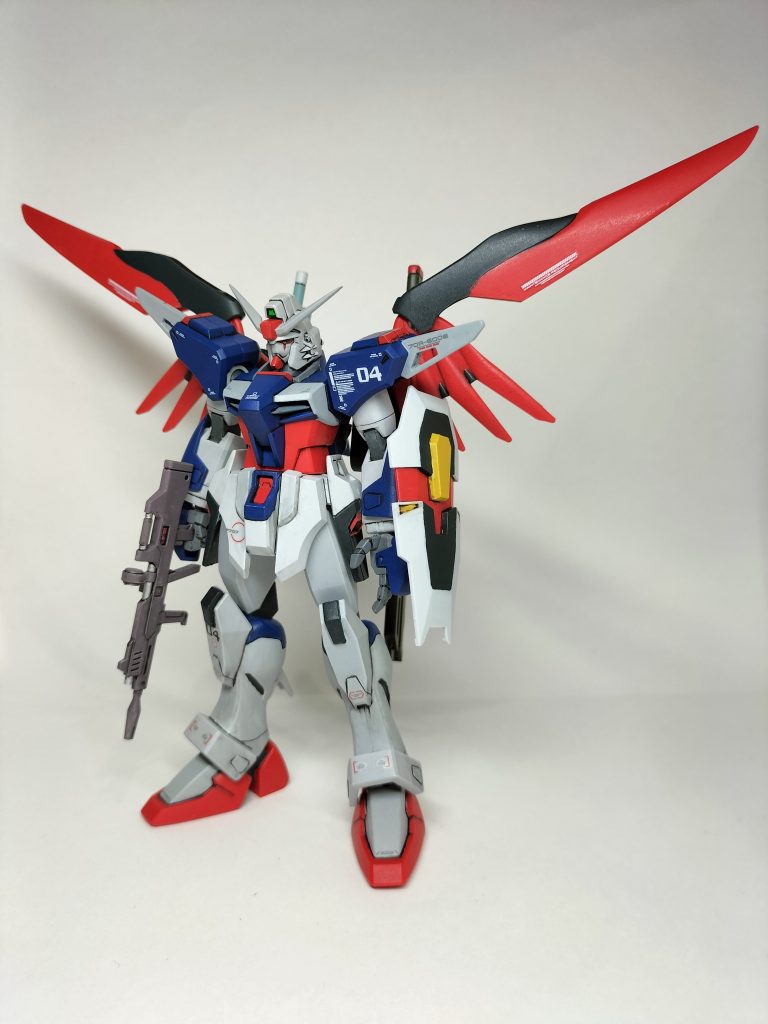 ウィング展開✨️ペラペラな薄さがかえってかっこいいかも(gundam-kao1)