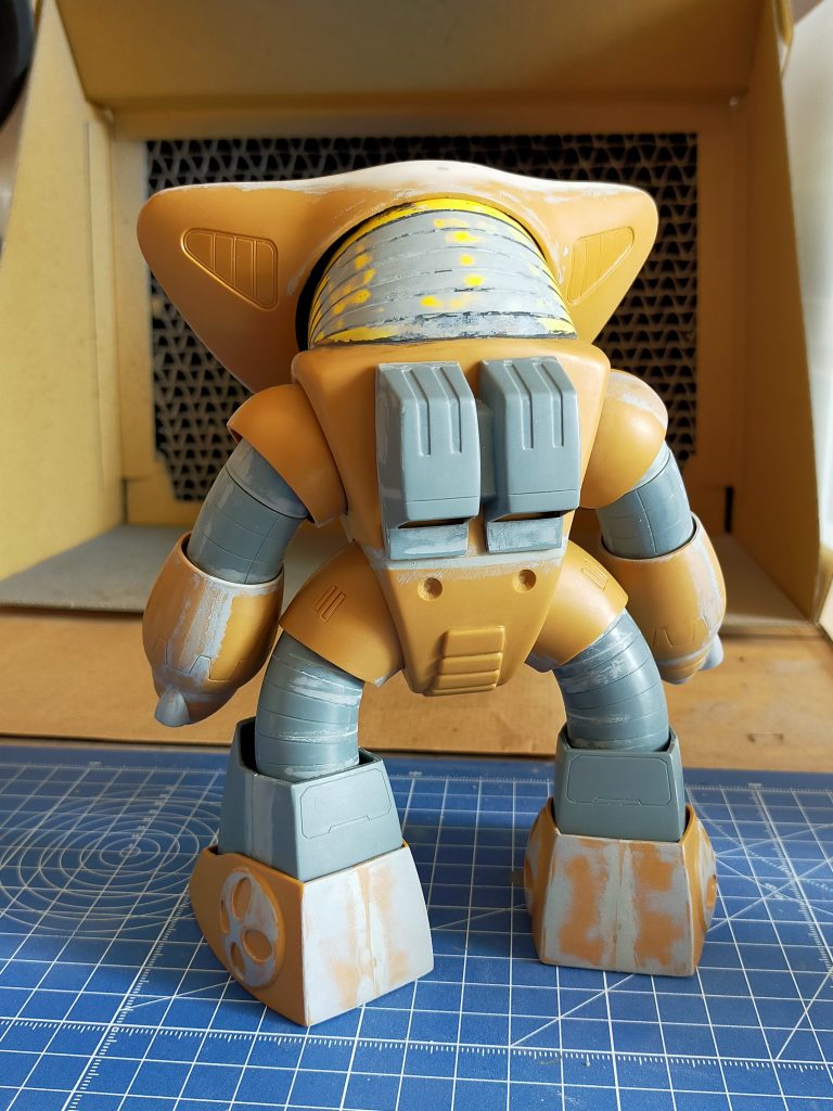 　ここから更に上腕を短縮しました。