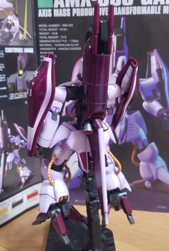 HG　ガザC　ハマーン機(紫ベース)–3枚目/制作者：nabewobilly