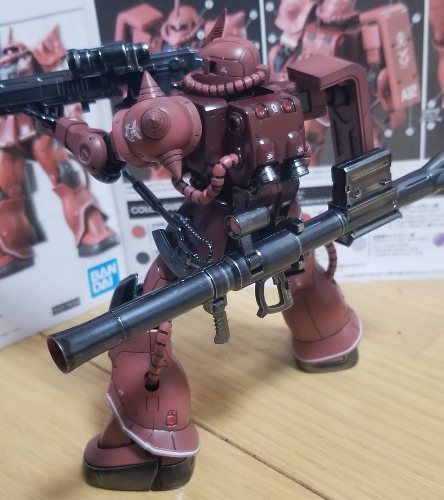 HG  Originシャアザク 赤い彗星Ver–4枚目/制作者：nabewobilly