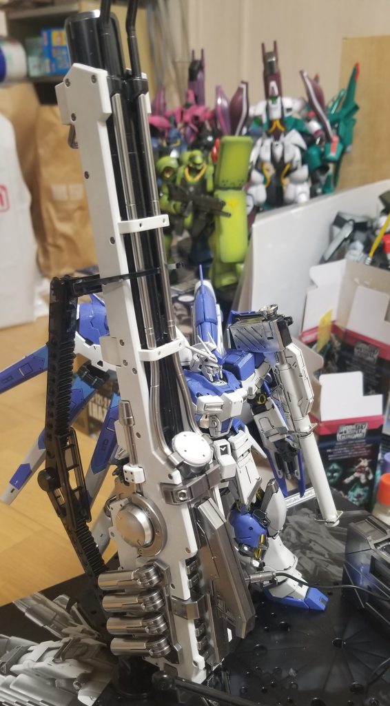 RG Hi-ν　&　ハイメガバズーカランチャー–3枚目/制作者：nabewobilly